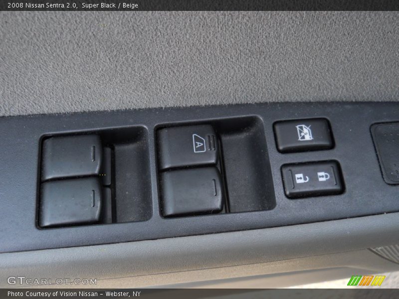 Super Black / Beige 2008 Nissan Sentra 2.0