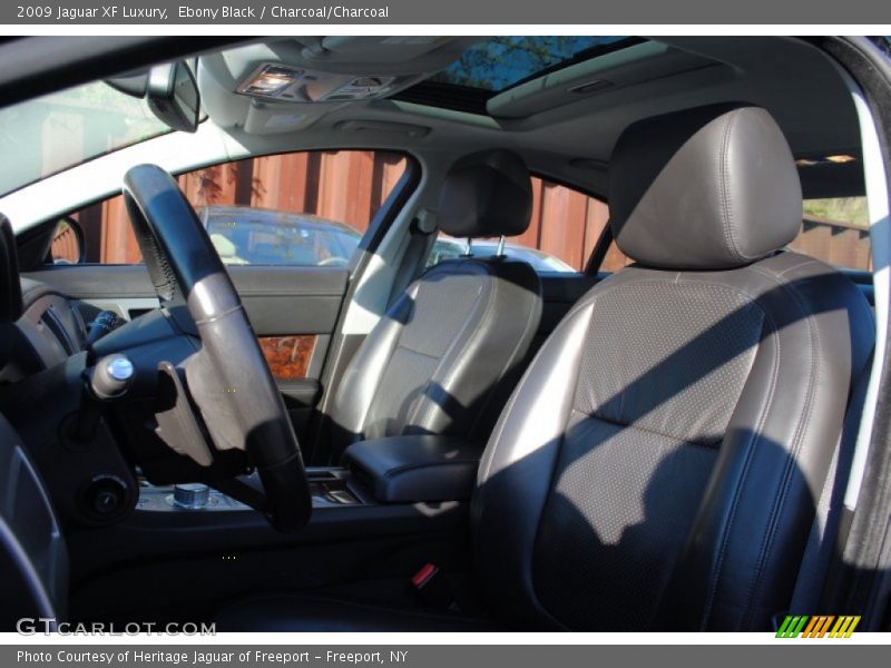 Ebony Black / Charcoal/Charcoal 2009 Jaguar XF Luxury