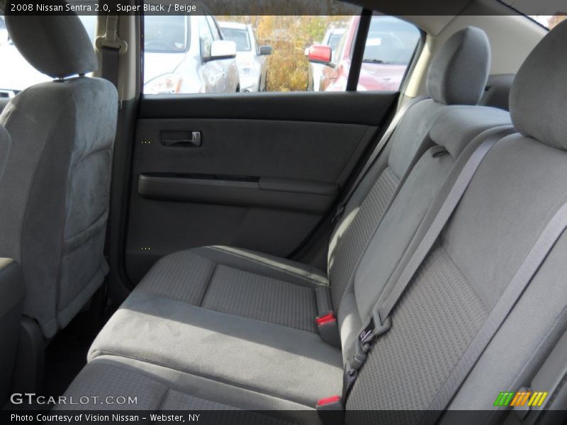 Super Black / Beige 2008 Nissan Sentra 2.0