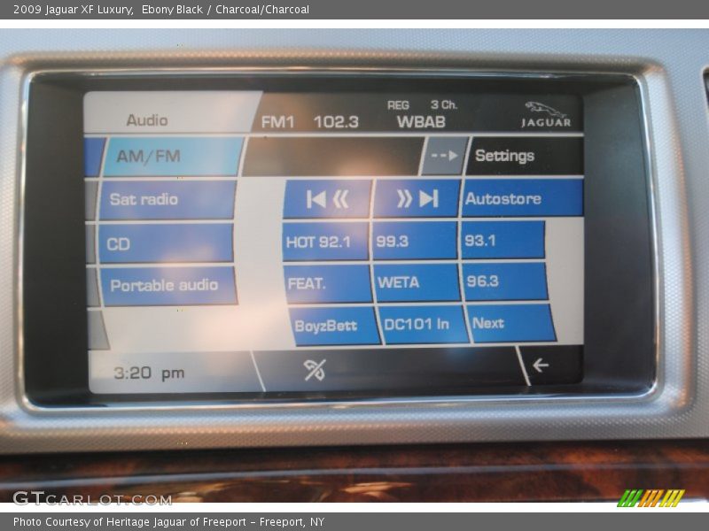 Ebony Black / Charcoal/Charcoal 2009 Jaguar XF Luxury