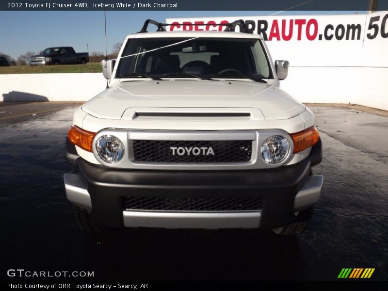 Iceberg White / Dark Charcoal 2012 Toyota FJ Cruiser 4WD