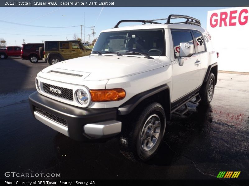 Iceberg White / Dark Charcoal 2012 Toyota FJ Cruiser 4WD