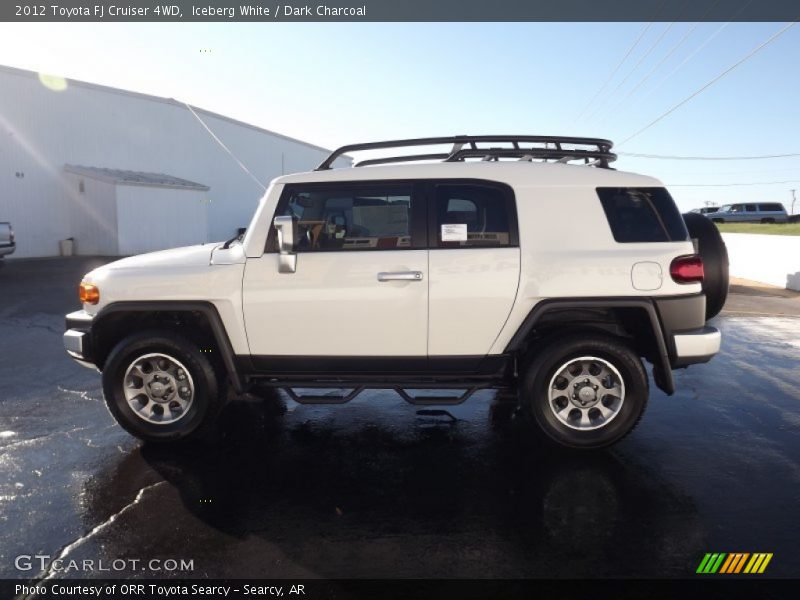 Iceberg White / Dark Charcoal 2012 Toyota FJ Cruiser 4WD