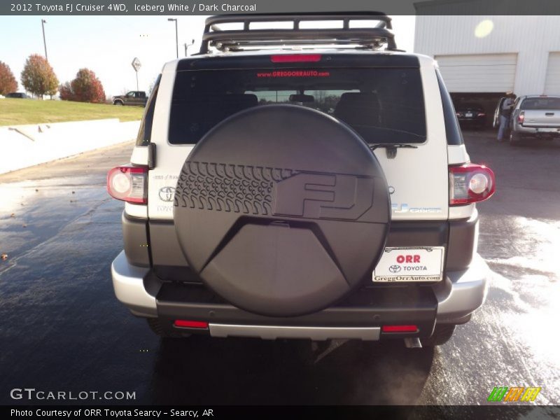 Iceberg White / Dark Charcoal 2012 Toyota FJ Cruiser 4WD