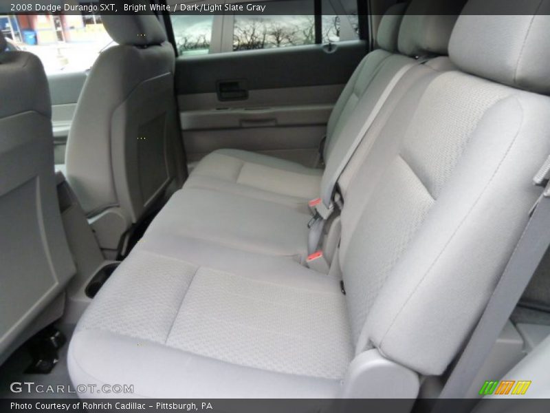 Bright White / Dark/Light Slate Gray 2008 Dodge Durango SXT