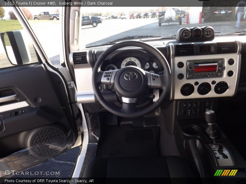 Iceberg White / Dark Charcoal 2012 Toyota FJ Cruiser 4WD