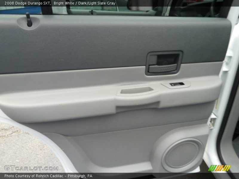 Bright White / Dark/Light Slate Gray 2008 Dodge Durango SXT