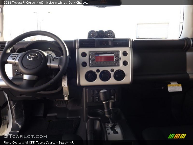 Iceberg White / Dark Charcoal 2012 Toyota FJ Cruiser 4WD