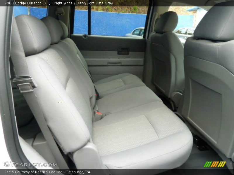 Bright White / Dark/Light Slate Gray 2008 Dodge Durango SXT