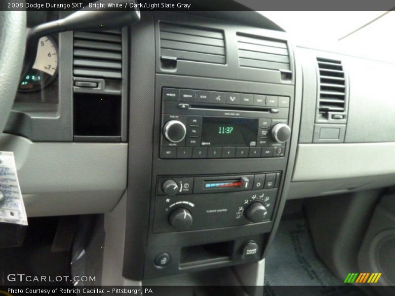 Bright White / Dark/Light Slate Gray 2008 Dodge Durango SXT