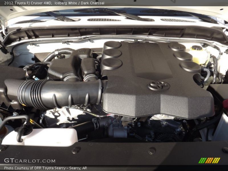 Iceberg White / Dark Charcoal 2012 Toyota FJ Cruiser 4WD