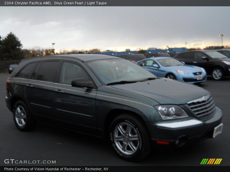 Onyx Green Pearl / Light Taupe 2004 Chrysler Pacifica AWD