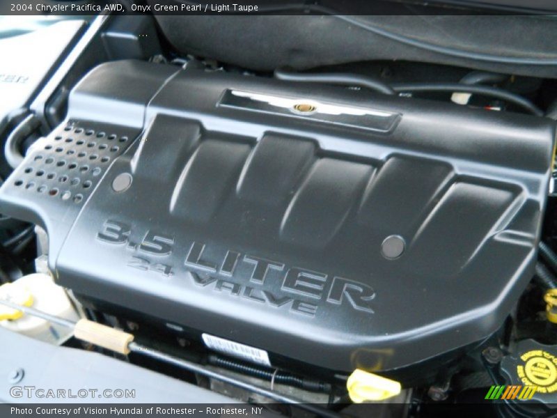 Onyx Green Pearl / Light Taupe 2004 Chrysler Pacifica AWD