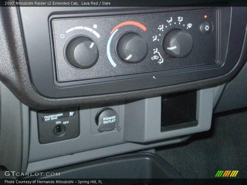 Lava Red / Slate 2007 Mitsubishi Raider LS Extended Cab