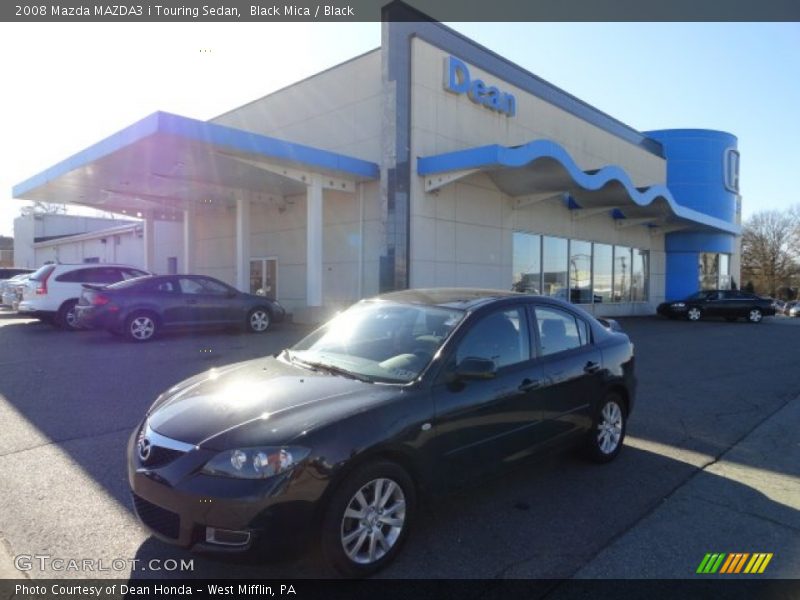 Black Mica / Black 2008 Mazda MAZDA3 i Touring Sedan