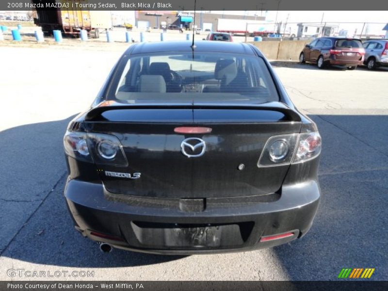 Black Mica / Black 2008 Mazda MAZDA3 i Touring Sedan