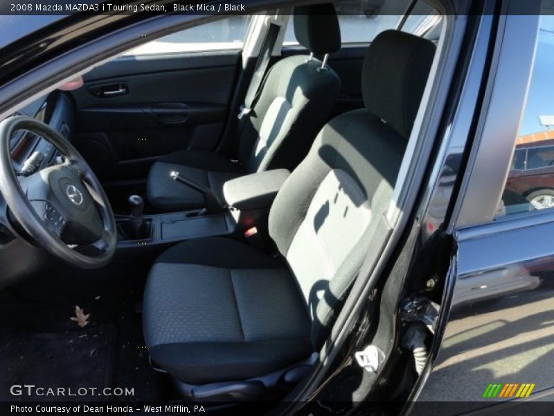 Black Mica / Black 2008 Mazda MAZDA3 i Touring Sedan
