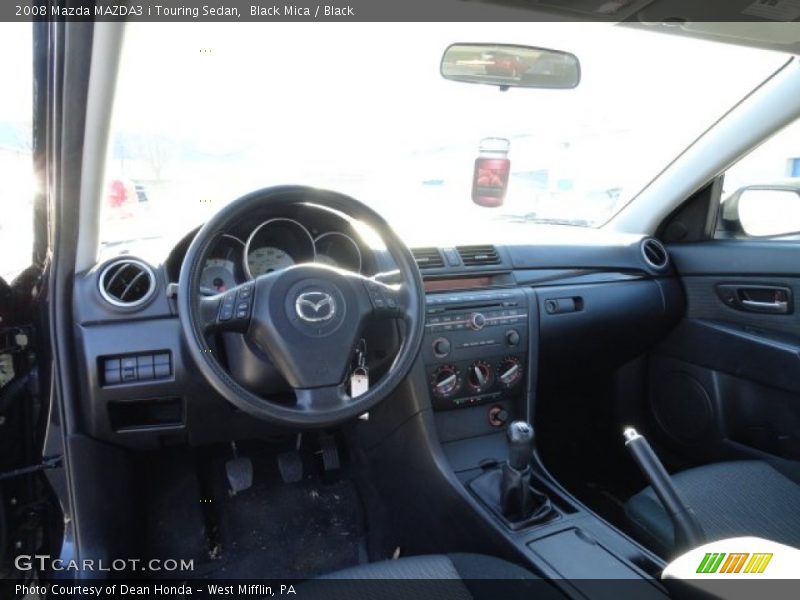 Black Mica / Black 2008 Mazda MAZDA3 i Touring Sedan