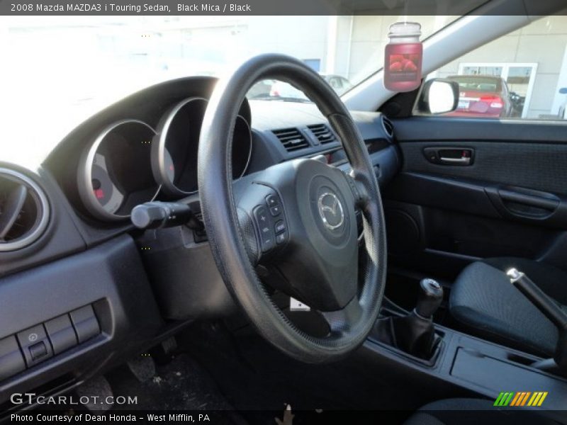 Black Mica / Black 2008 Mazda MAZDA3 i Touring Sedan