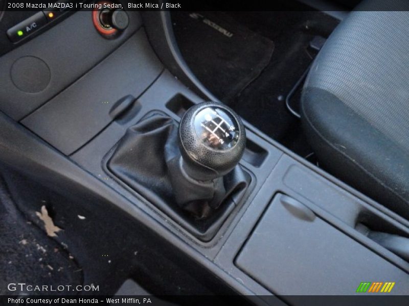 Black Mica / Black 2008 Mazda MAZDA3 i Touring Sedan