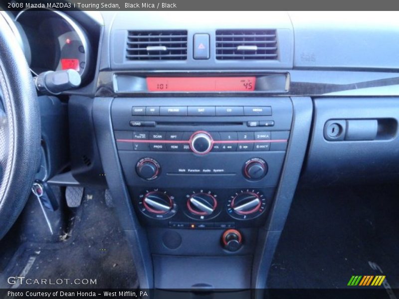 Black Mica / Black 2008 Mazda MAZDA3 i Touring Sedan