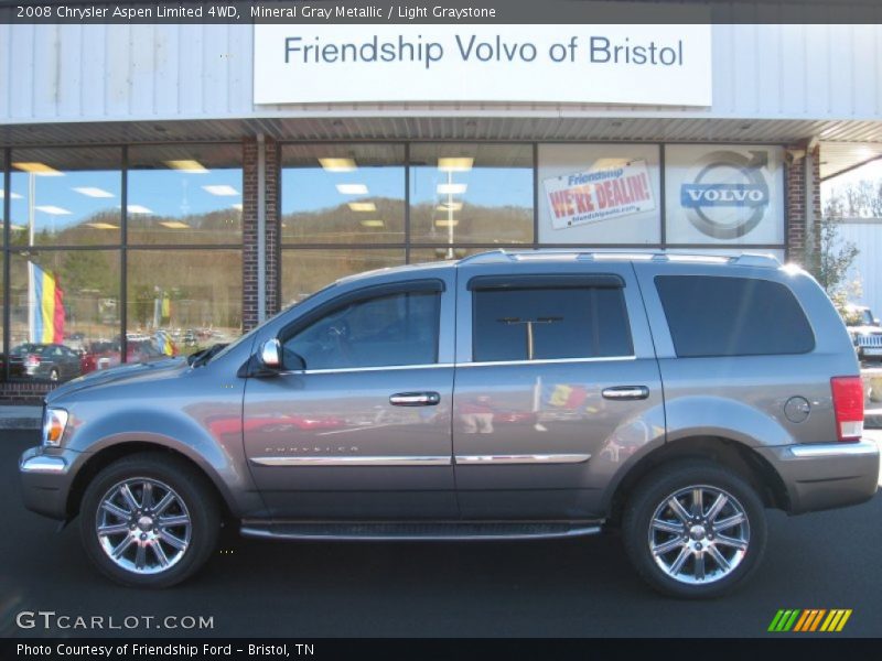 Mineral Gray Metallic / Light Graystone 2008 Chrysler Aspen Limited 4WD