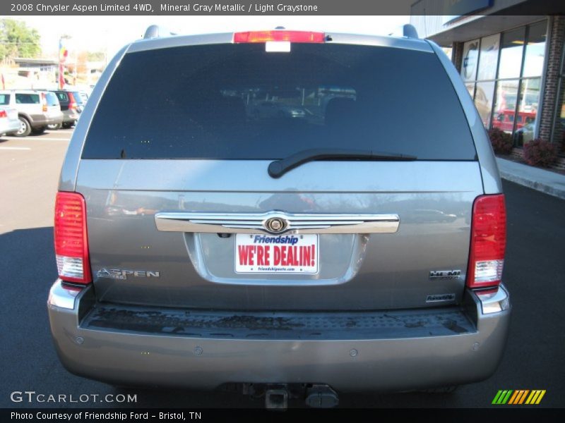 Mineral Gray Metallic / Light Graystone 2008 Chrysler Aspen Limited 4WD