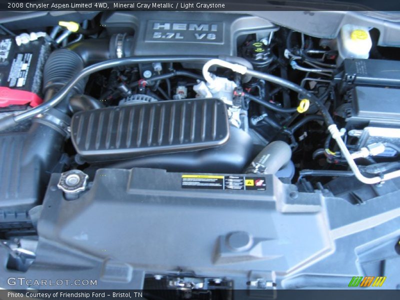 Mineral Gray Metallic / Light Graystone 2008 Chrysler Aspen Limited 4WD