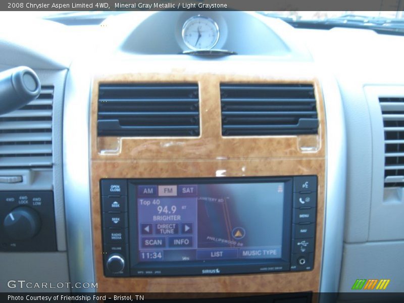 Mineral Gray Metallic / Light Graystone 2008 Chrysler Aspen Limited 4WD