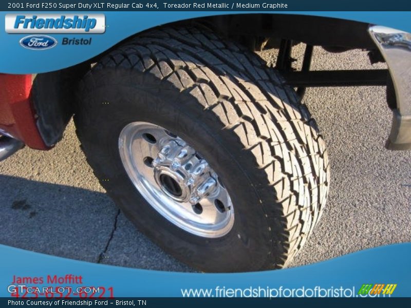 Toreador Red Metallic / Medium Graphite 2001 Ford F250 Super Duty XLT Regular Cab 4x4