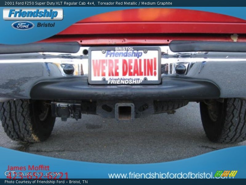 Toreador Red Metallic / Medium Graphite 2001 Ford F250 Super Duty XLT Regular Cab 4x4