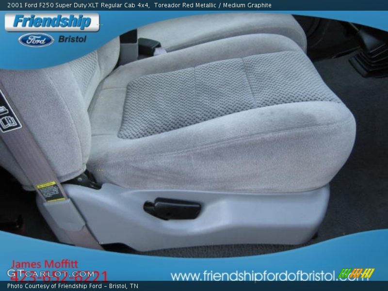 Toreador Red Metallic / Medium Graphite 2001 Ford F250 Super Duty XLT Regular Cab 4x4