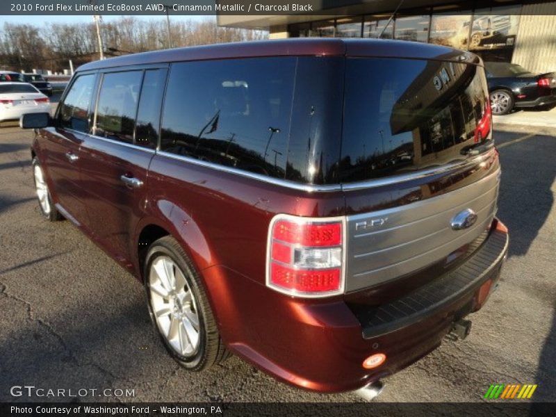 Cinnamon Metallic / Charcoal Black 2010 Ford Flex Limited EcoBoost AWD