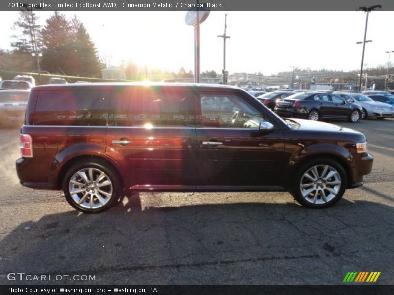 Cinnamon Metallic / Charcoal Black 2010 Ford Flex Limited EcoBoost AWD