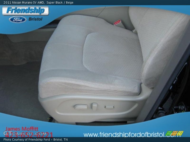 Super Black / Beige 2011 Nissan Murano SV AWD
