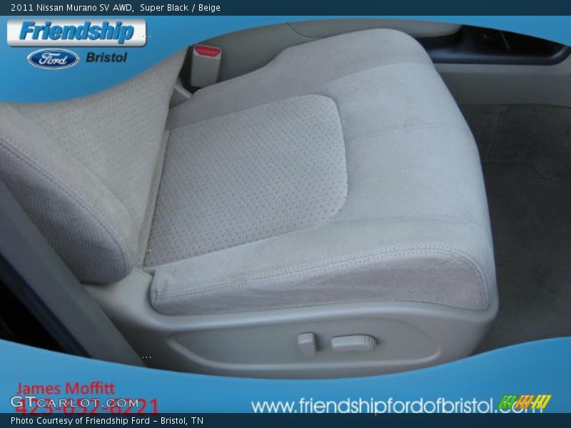 Super Black / Beige 2011 Nissan Murano SV AWD