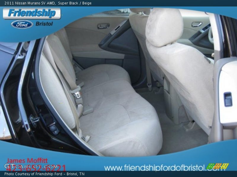 Super Black / Beige 2011 Nissan Murano SV AWD