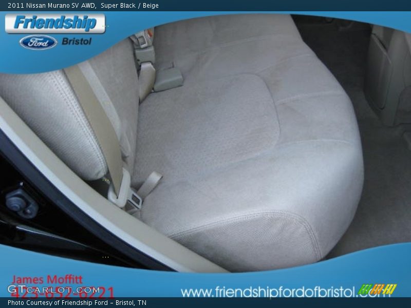 Super Black / Beige 2011 Nissan Murano SV AWD