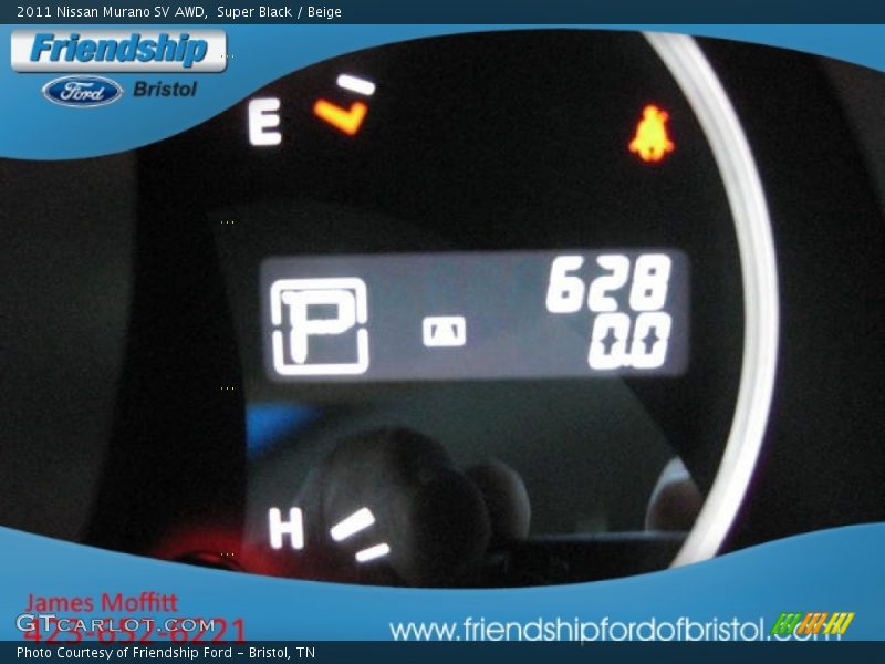 Super Black / Beige 2011 Nissan Murano SV AWD