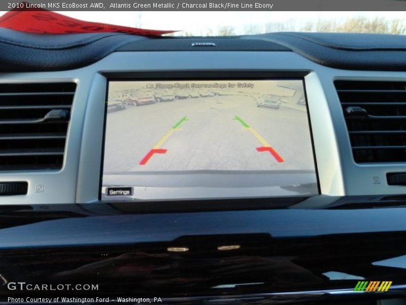 Atlantis Green Metallic / Charcoal Black/Fine Line Ebony 2010 Lincoln MKS EcoBoost AWD