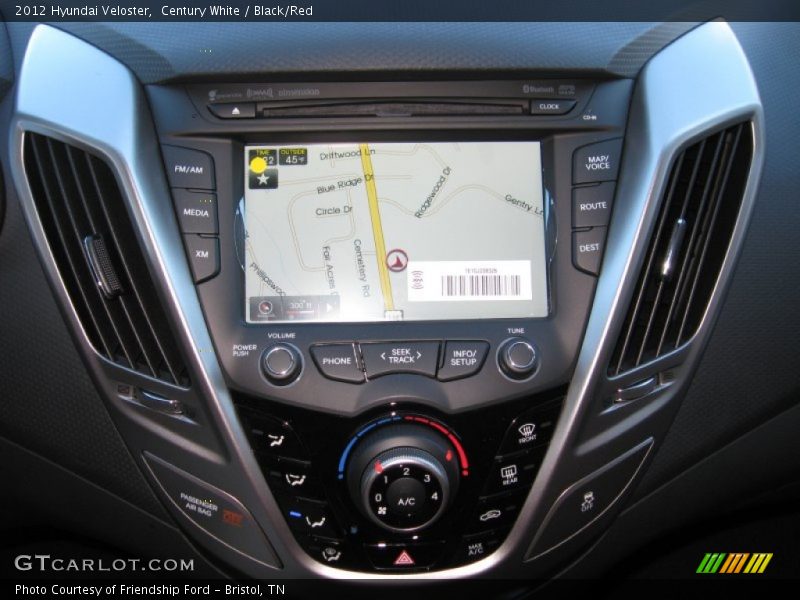 Navigation of 2012 Veloster 