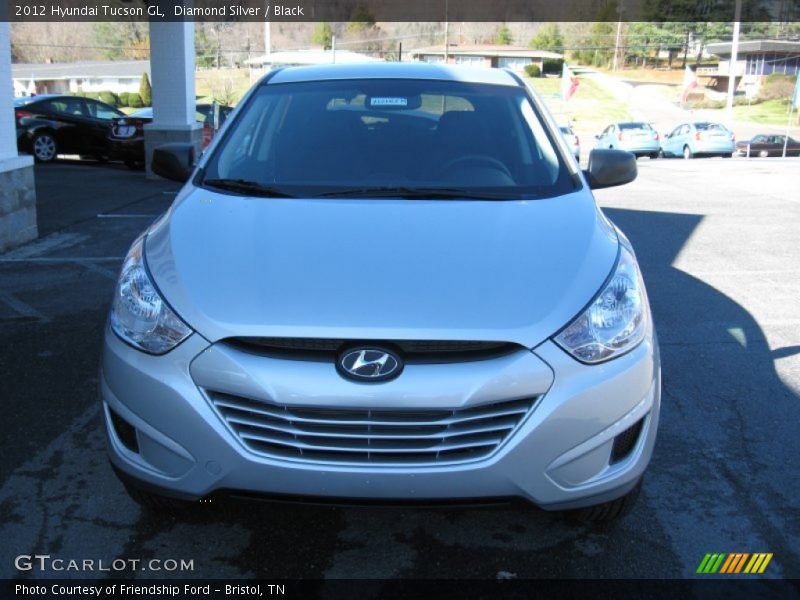 Diamond Silver / Black 2012 Hyundai Tucson GL