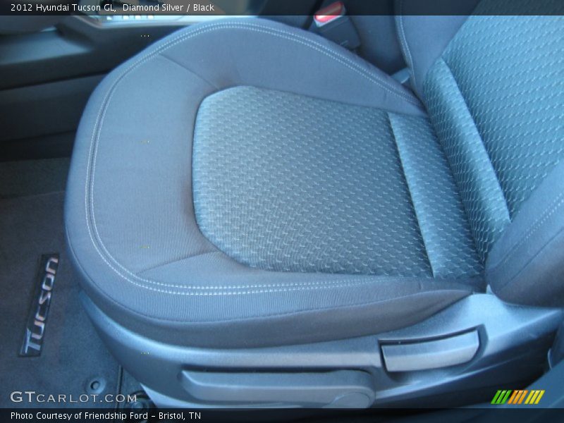 Diamond Silver / Black 2012 Hyundai Tucson GL