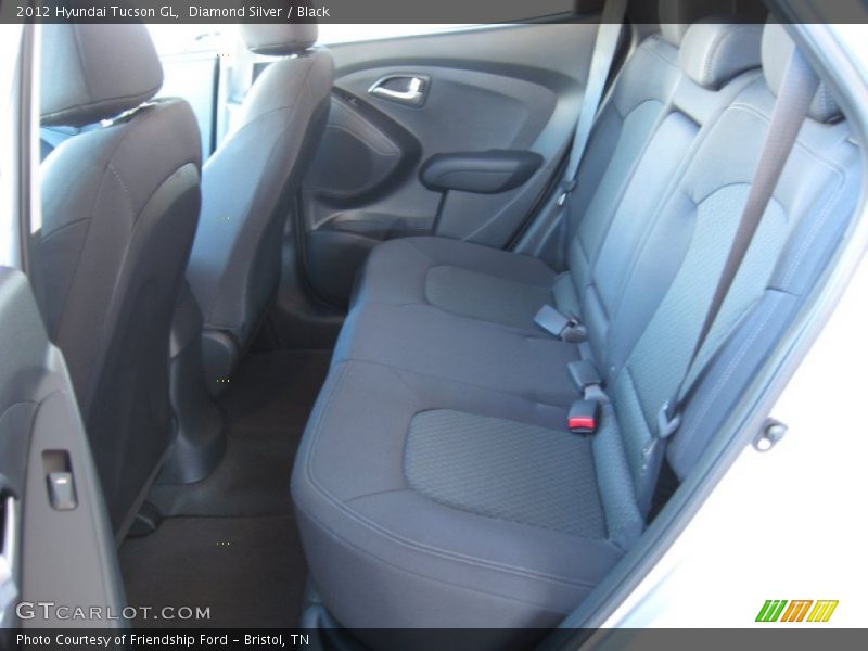 Diamond Silver / Black 2012 Hyundai Tucson GL