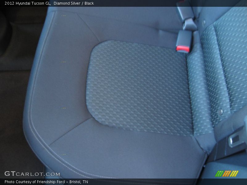Diamond Silver / Black 2012 Hyundai Tucson GL