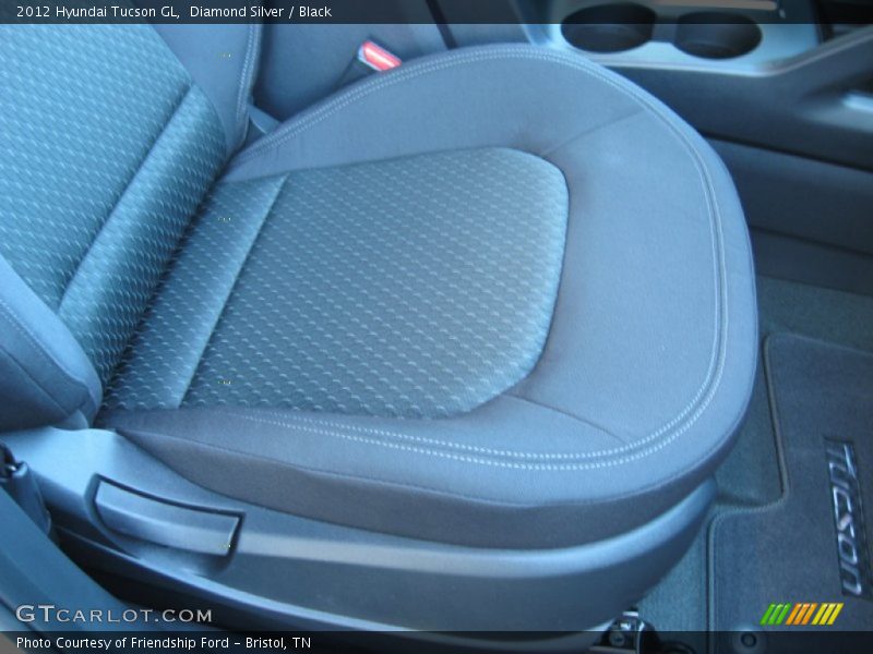 Diamond Silver / Black 2012 Hyundai Tucson GL