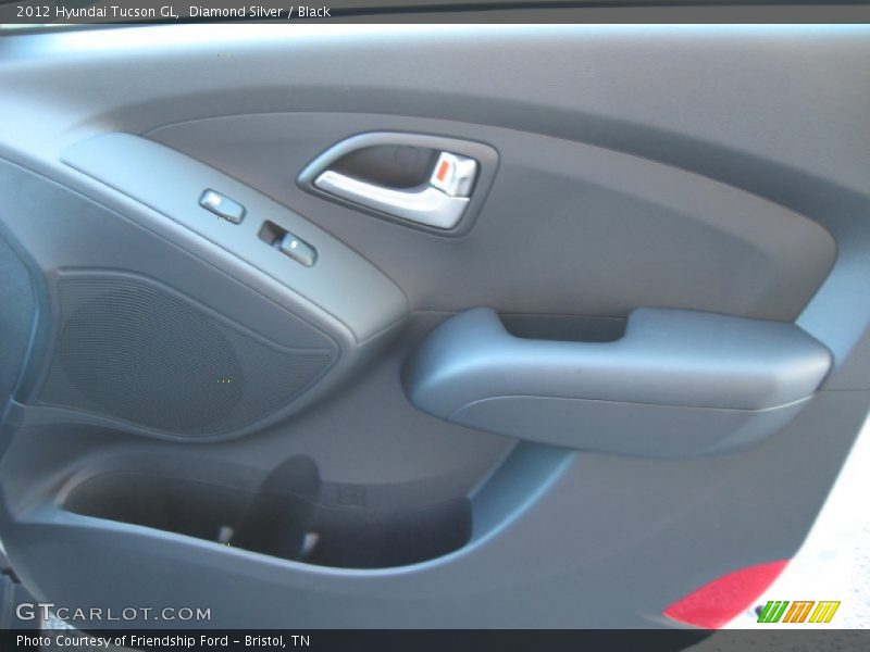 Diamond Silver / Black 2012 Hyundai Tucson GL