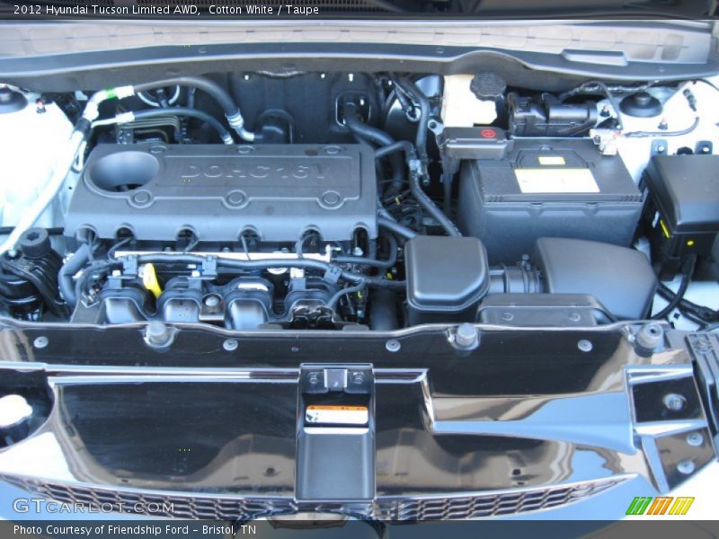 Cotton White / Taupe 2012 Hyundai Tucson Limited AWD