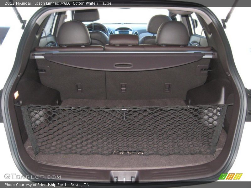 Cotton White / Taupe 2012 Hyundai Tucson Limited AWD