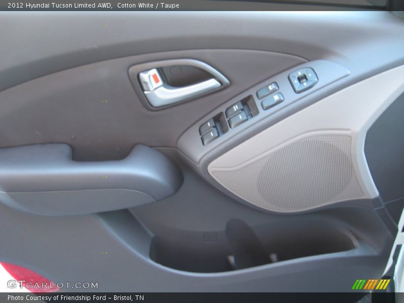 Cotton White / Taupe 2012 Hyundai Tucson Limited AWD